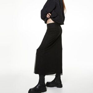 H&M Mesh Boho Maxi Skirt
